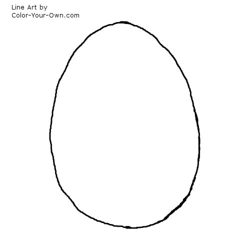 Egg Line Art
