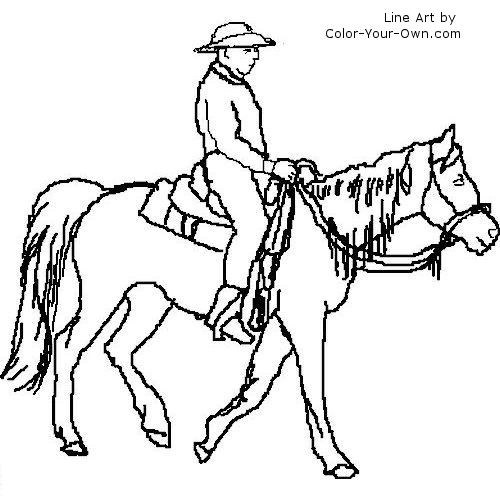 Trail Rider Coloring Page