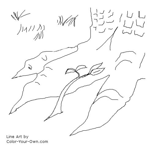 Tree Line Art